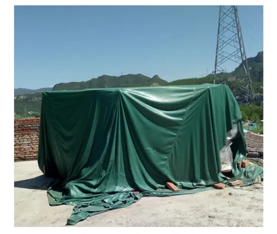 PVC Coated Tarpaulin Tent Cover for Trucks and Outdoors