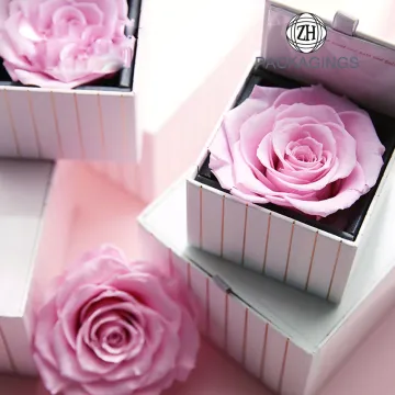Luxury rigid flower delivery box fancy box