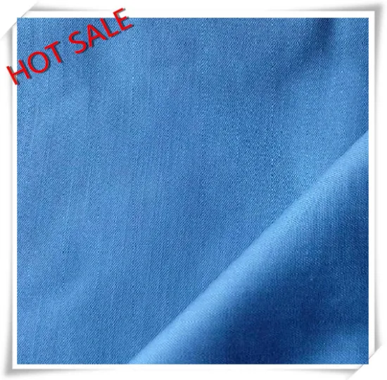 polyester/cotton bamboo fabric, slubbed fabric