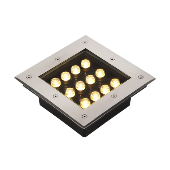 IP67 Stainless Steel 2W LED Inground Step Lights - 12V 300mm Diameter Warm White IP67 Waterproof