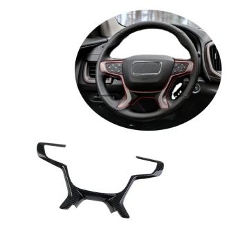 Carbon Fiber Steering Wheel Covers for GMC Terrain 2018-2022