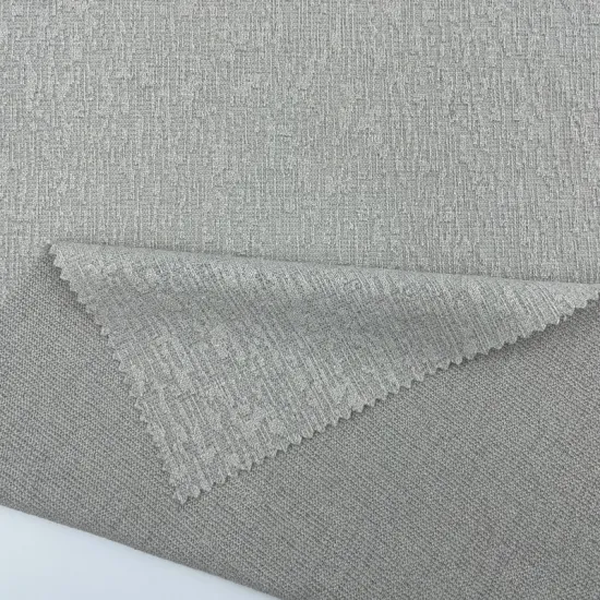 Solid Color Polyester Mixed Jacquard Knitted Textile