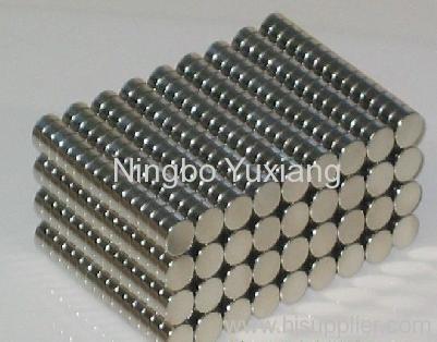 Sintered Cylinder Anisotropic Ndfeb Permanent Magnet 