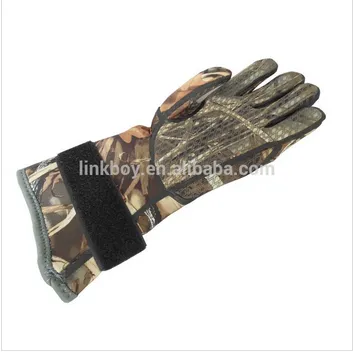 linkboy LBE035A silicone grill gloves outdoor waterproof breathable camouflage for hunting