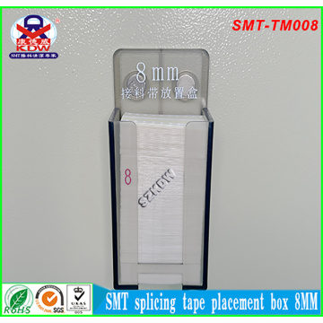 Transparent material SMT splicing tape placement box