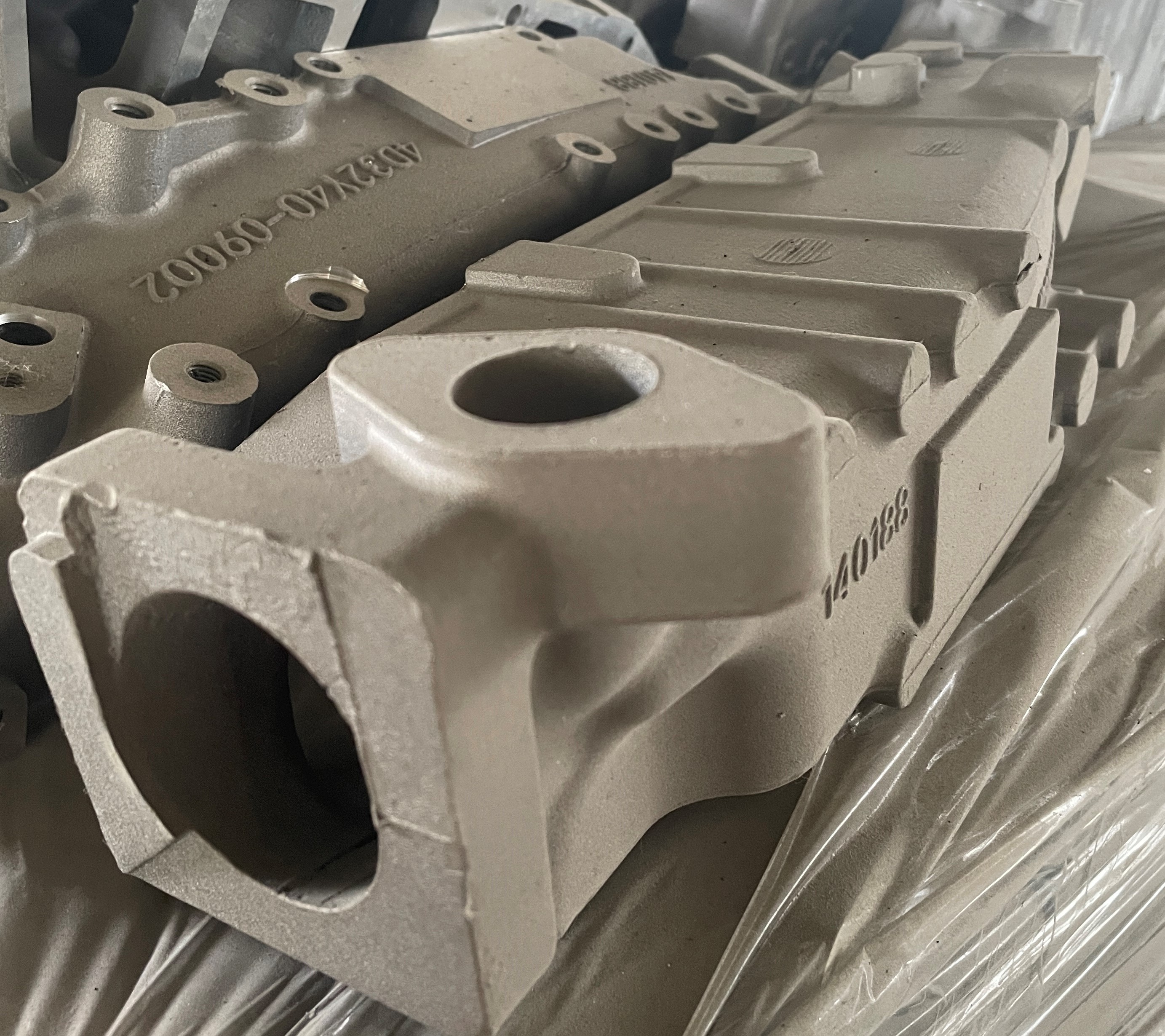 Cast aluminum motor housing