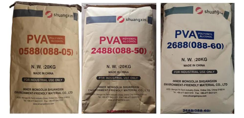 Industrial Grade Polyvinyl Alcohol PVA Shuangxin 2488 1788 China ...