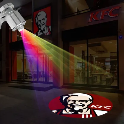 Free Custom Logo Gobo Projector Advertising Lights