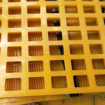 High-strength wear-resistant polyurethane screen