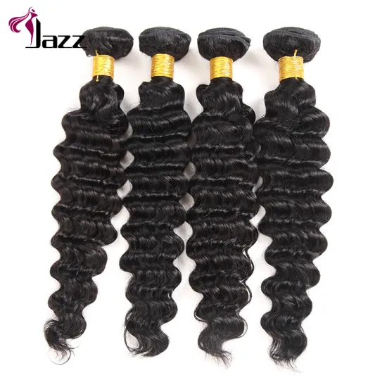 Wholesale virgin 10a deep wave brazilian hair, 10 inch to 30 inch deep curly human hair extension