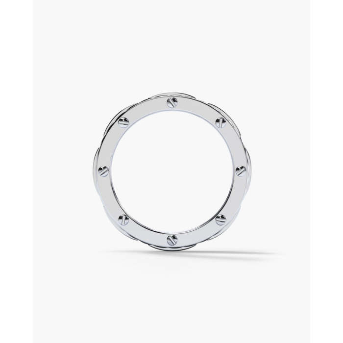 18K Gold Lab-Grown Diamond Men Eternity Ring