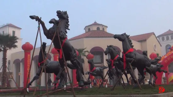 collectible life size horse group statues for sale