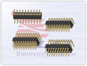 1.27mm Pitch Right Angle Michine Pin Header