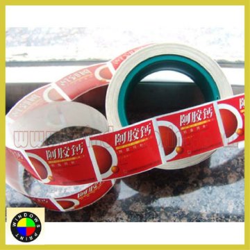 Custom Printed Cheap Self-Adhesive Paper Roll Sticker