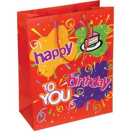 coloring birthday gift bag for friends