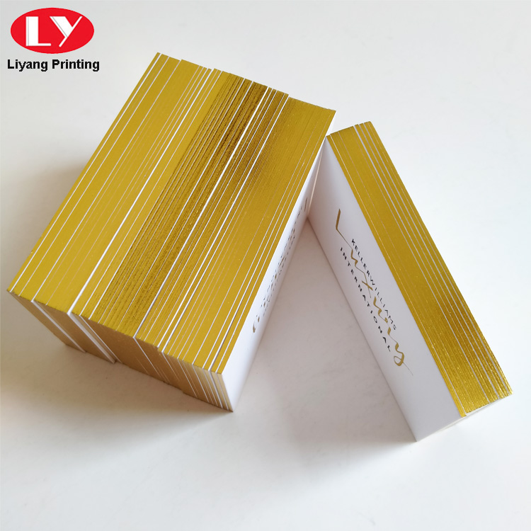 Gold Border Business Card