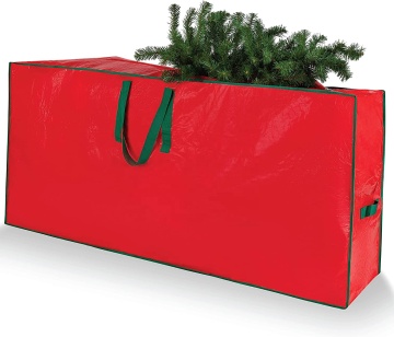 Waterproof Christmas Tree Storage Bag: Durable 7.5ft Tree Oxford Duffle for Safe Holiday Storage