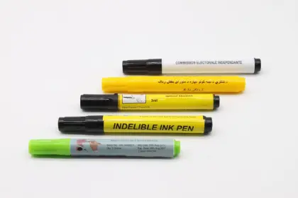 Election indelible black marker pen