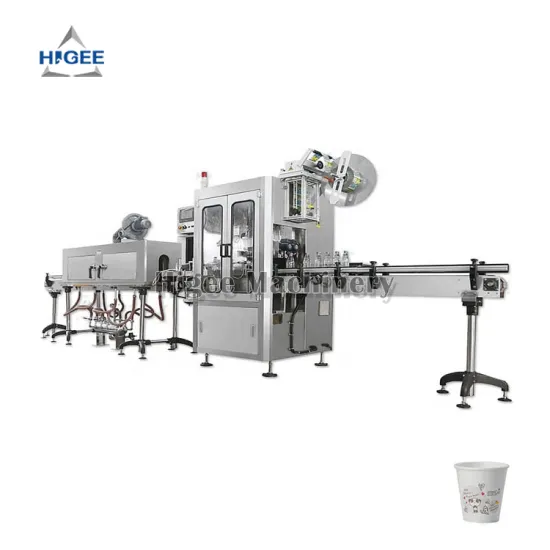 Higee Cup Wholesale Shrink Sleeve Labeling Machine for Ice Cream Tubs