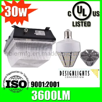 E27 E26 30W Stubby Corn Bulb Use for Canopy Fixture