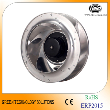 external motor powered backward centrifugal tube fan