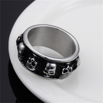 Custom Men's Stainless Steel Skull Ring