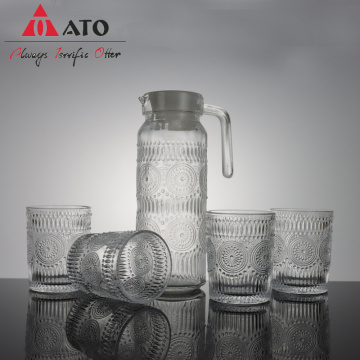 ATO Coffee Glass Kettle con 4 tazas de agua