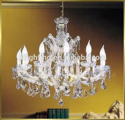 Fancy indoor bobeche deer antler chandelier