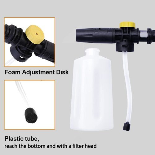 Soap Foam Cannon with Adjustable Foam Spray Nozzle