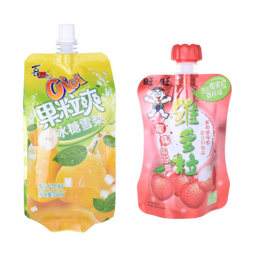 sugar cane zipper lock plastic bags juice sachet