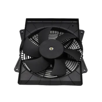 10 Inch High Power 150W 24V Refrigerated Car Auto Universal Cooling Fan Motor - Black 2 Pcs
