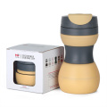 Tazza da viaggio pieghevole per caffè in silicone pieghevole BPA Free Leak proof da 500 ML