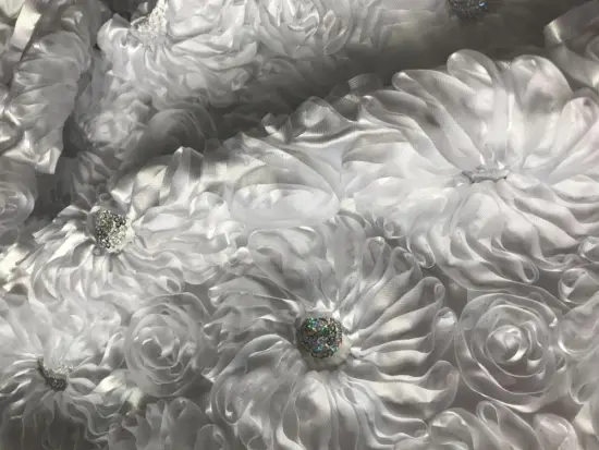 custom color sequin tape embroidery stain fabric