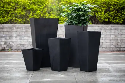 Sleek Long Rectangular Planter Pot
