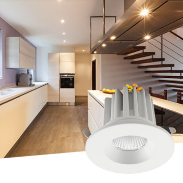 Anti Glare Aluminum Round Led Recessed Spotlight Downlight