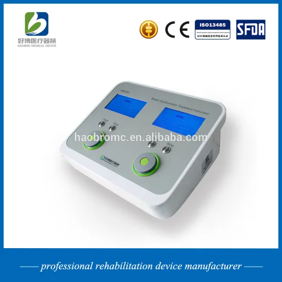 portable type Haobro made CE approved brain electromagnetic low frequency rTMS therapy apparatus hot sales!