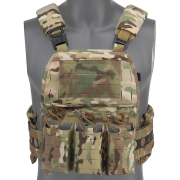 Tactical V5 Molle Plate Carrier Vest with Quick Detach and Adjustable Mag Pouch