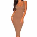 Women's Sexy Bodycon Knit Tank Dresses