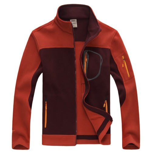 autumn winter polar fleece mens thermal jacket