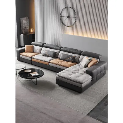 Chinese Curved Sectional Wooden Royal Furniture Sofa Set