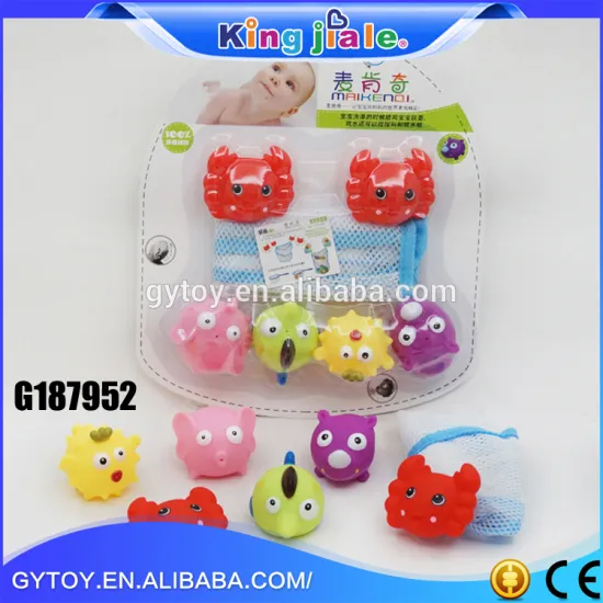 Hot China products wholesale christmas rubber bath toy and bath organizer