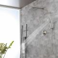 SHAMANDA Brushed Nickel Wall Mount Shower Set