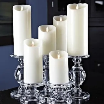 fireless Realistic luminar real flame effect candle wholesale
