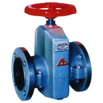 Pinch valve, made of stainless steel, DN 50