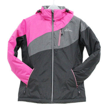 Ski jackets, made of N/T nylon w/ PU milky coating, customized styles, colors and sizes are welcome