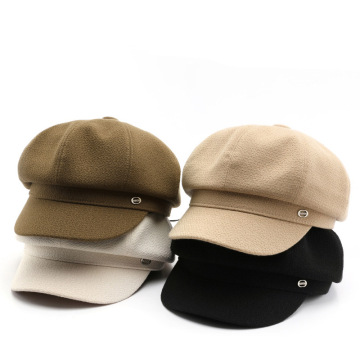 Wholesale Custom Solid Colors Autumn & Winter Beret Hats for Women