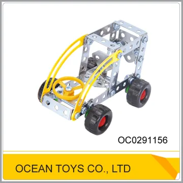 Educational assemble metal car diy bricks toys OC0291156