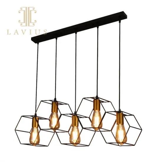 Retro Ceiling E27 Home Industrial Metal Chandelier Pendant