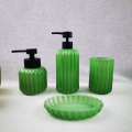 Juegos de accesorios de baño de color jade
