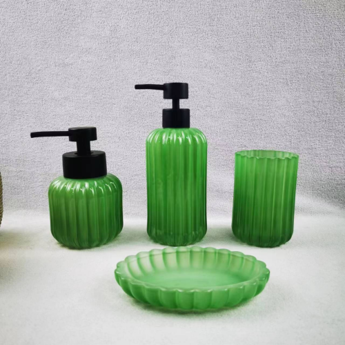 Color Jade bathroom accessory sets